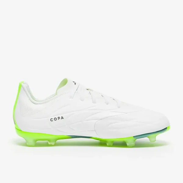 Adidas Børn Copa Pure.1 FG - Hvide/Core Sorte/Lucid Citron Fodboldstøvler