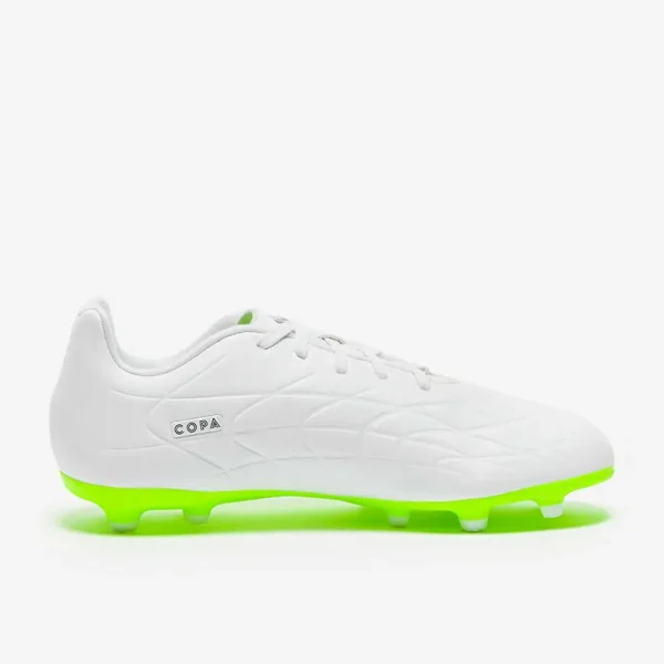 Adidas Børn Copa Pure.3 FG - Hvide/Core Sorte/Lucid Citron Fodboldstøvler