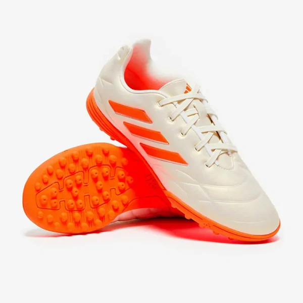 Adidas Børn Copa Pure.3 TF - Lysehvid/Team Solar Orange/Lysehvid Fodboldstøvler