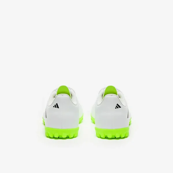 Adidas Børn Copa Pure.4 TF - Hvide/Core Sorte/Lucid Citron Fodboldstøvler