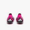Adidas Børn PRødator Accuracy+ FG - Core Sorte/Hvide/Team Shock Lyserøde Fodboldstøvler