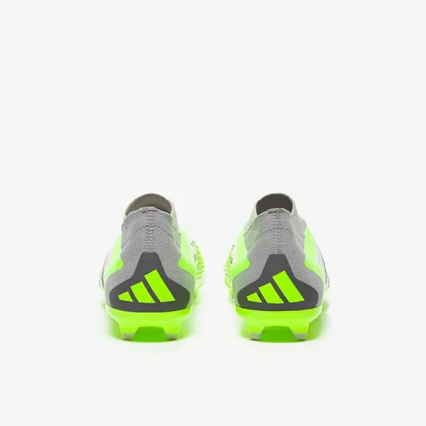 Adidas Børn PRødator Accuracy+ FG - Hvide/Core Sorte/Lucid Citron Fodboldstøvler