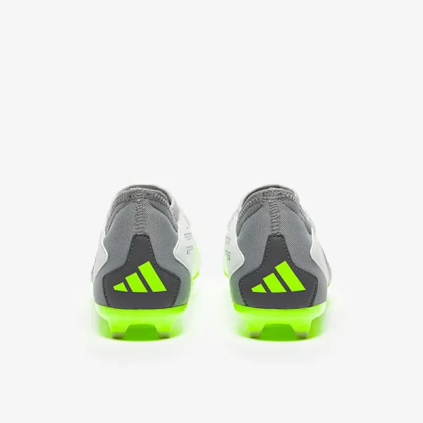 Adidas Børn PRødator Accuracy.3 FG - Hvide/Core Sorte/Lucid Citron Fodboldstøvler