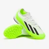 Adidas Børn X Crazyfast.3 TF - Hvide/Core Sorte/Lucid Citron Fodboldstøvler
