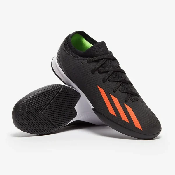Adidas Børn X Speedportal.3 IN - Core Sorte/Solar Rød/Solar Grønne Fodboldstøvler