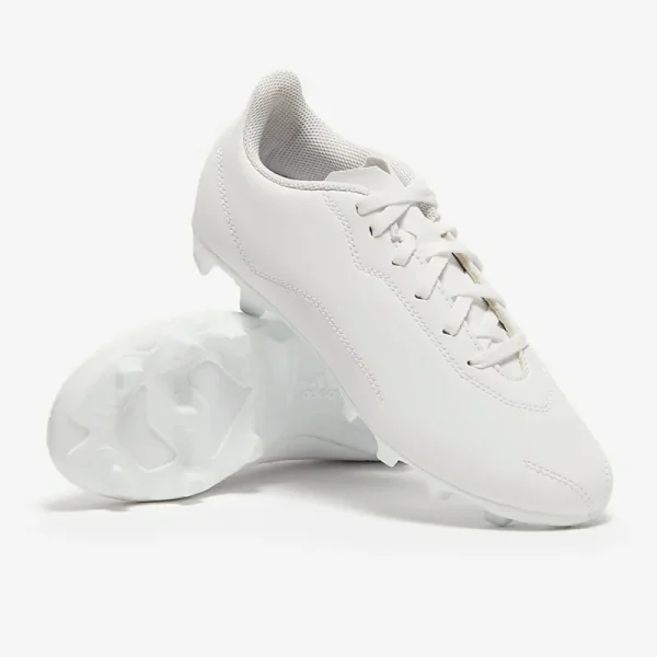 Adidas Børn X Speedportal.4 FG - Hvide/Hvide/Core Sorte Fodboldstøvler