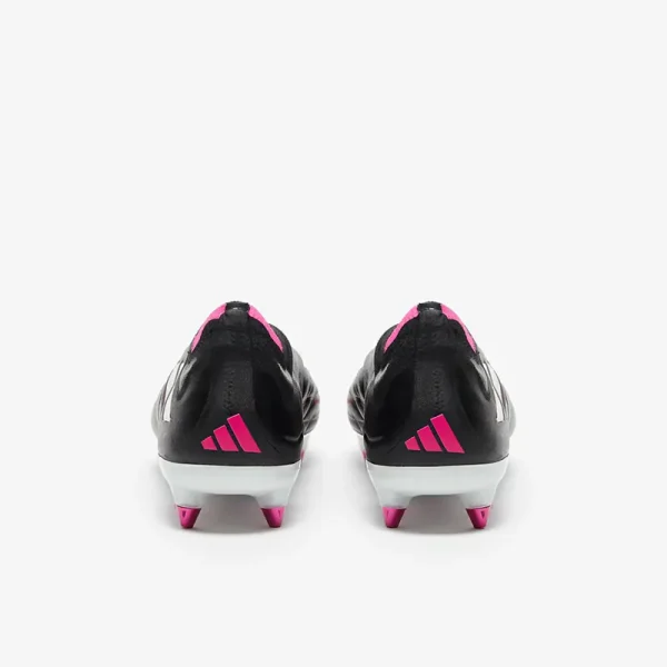 Adidas Copa Pure+ SG - Core Sorte/Zero Met/Team Shock Lyserøde Fodboldstøvler