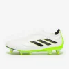 Adidas Copa Pure+ SG - Hvide/Core Sorte/Lucid Citron Fodboldstøvler