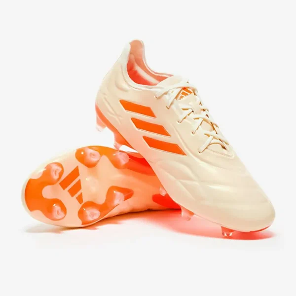 Adidas Copa Pure.1 FG - Lysehvid/Team Solar Orange/Lysehvid Fodboldstøvler