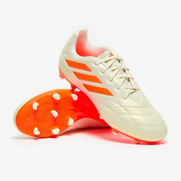 Adidas Copa Pure.3 FG - Lysehvid/Team Solar Orange/Lysehvid Fodboldstøvler