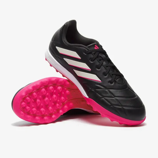 Adidas Copa Pure.3 TF - Core Sorte/Zero Met./Team Shock Lyserøde Fodboldstøvler