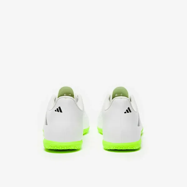 Adidas Copa Pure.4 IN - Hvide/Core Sorte/Lucid Citron Fodboldstøvler