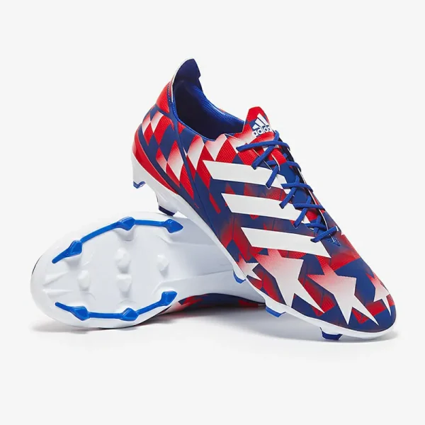 Adidas Gamemode FG - Hvide/Team Royal Blå Fodboldstøvler