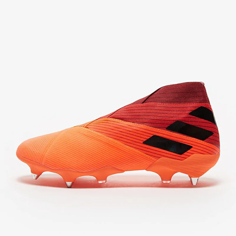 Adidas Nemeziz 19+ SG - Signal Coral/Core Sorte/Glory Rød Fodboldstøvler