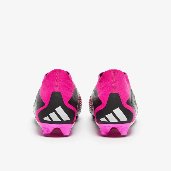 Adidas PRødator Accuracy+ AG - Core Sorte/Hvide/Team Shock Lyserøde Fodboldstøvler
