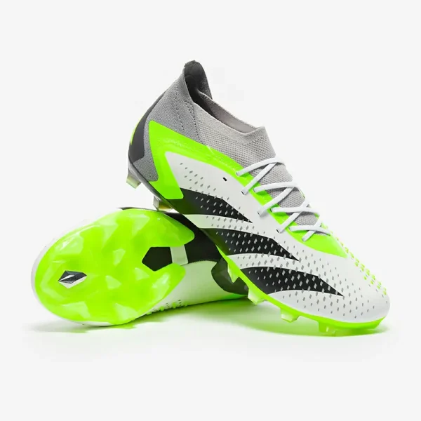 Adidas PRødator Accuracy.1 MG - Hvide/Core Sorte/Lucid Citron Fodboldstøvler