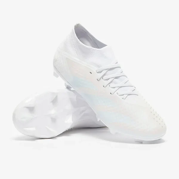 Adidas PRødator Accuracy.2 FG - Hvide/Hvide/Core Sorte Fodboldstøvler