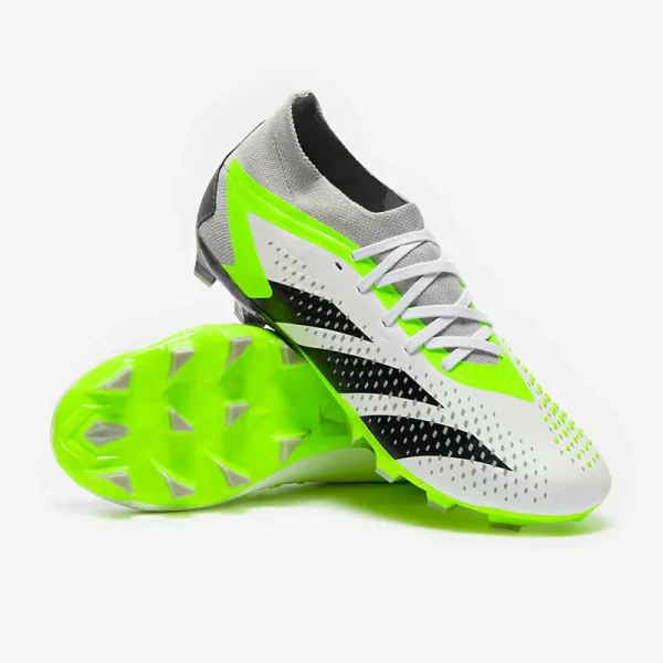 Adidas PRødator Accuracy.2 MG - Hvide/Core Sorte/Lucid Citron Fodboldstøvler