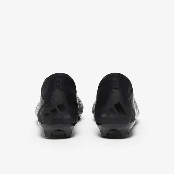 Adidas PRødator Accuracy.3 uden snørebånd FG - Core Sorte/Core Sorte/Hvide Fodboldstøvler