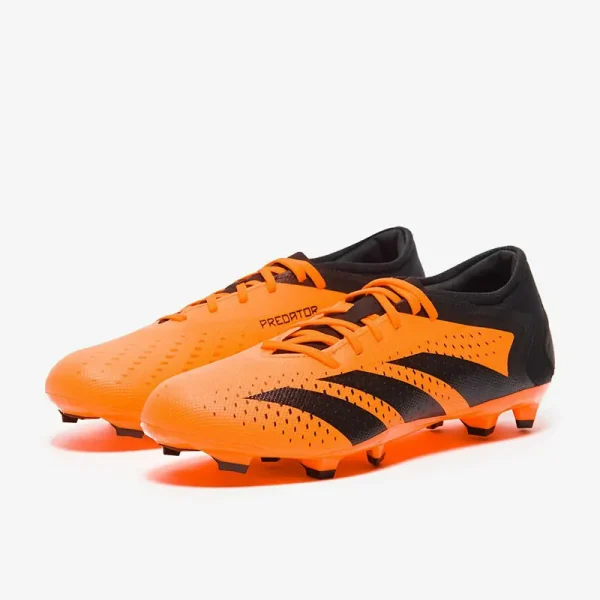 Adidas PRødator Accuracy.3 Low FG - Team Solar Orange/Core Sorte/Core Sorte Fodboldstøvler