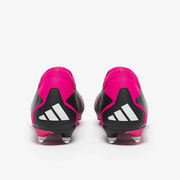 Adidas PRødator Accuracy.3 SG - Core Sorte/Hvide/Team Shock Lyserøde Fodboldstøvler
