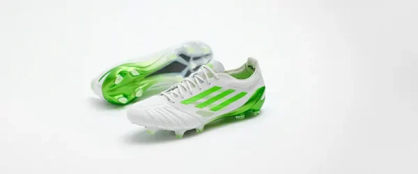 Adidas X 99 Speedportal Leather .1 FG - Ftwr Hvide/Solar Grønne/Ftwr Hvide Fodboldstøvler