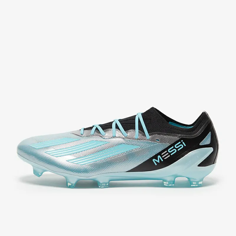 Adidas X Crazyfast Messi.1 FG - Sølv Met/Bliss Blå/Core Sorte Fodboldstøvler