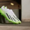 Adidas X Crazyfast.1 FG - Hvide/Core Sorte/Lucid Citron Fodboldstøvler
