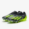 Adidas X Crazyfast.1 uden snørebånd FG - Core Sorte/Team Solar Gul 2/Grå Five Fodboldstøvler