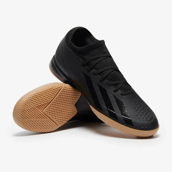 Adidas X Crazyfast.3 IN - Core Sorte/Core Sorte/Core Sorte Fodboldstøvler