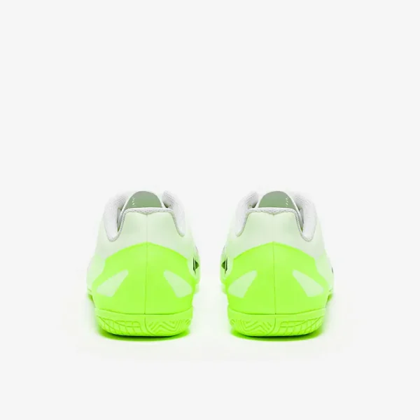 Adidas X Crazyfast.4 IN - Hvide/Core Sorte/Lucid Citron Fodboldstøvler