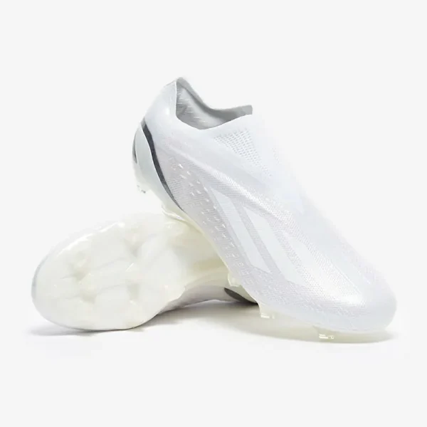 Adidas X Speedportal+ FG - Hvide/Hvide/Core Sorte Fodboldstøvler