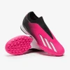 Adidas X Speedportal.3 uden snørebånd TF - Team Shock Lyserøde/Zero Met./Core Sorte Fodboldstøvler