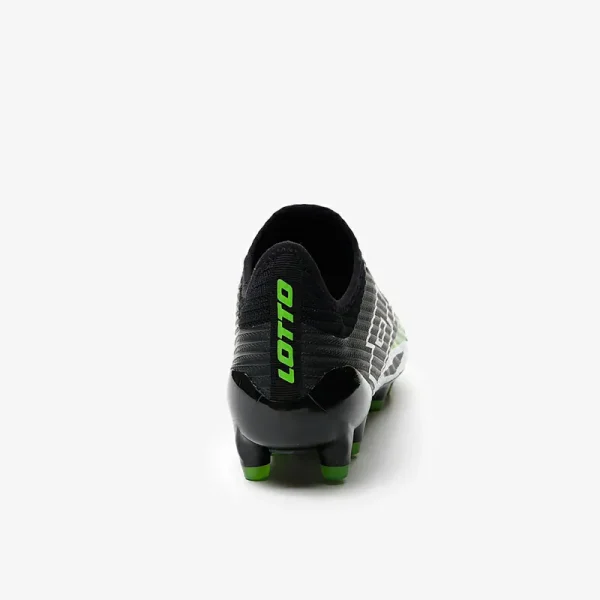 Lotto Solista 200 VI FG - Sorte/Hvide/Spring Grønne Fodboldstøvler