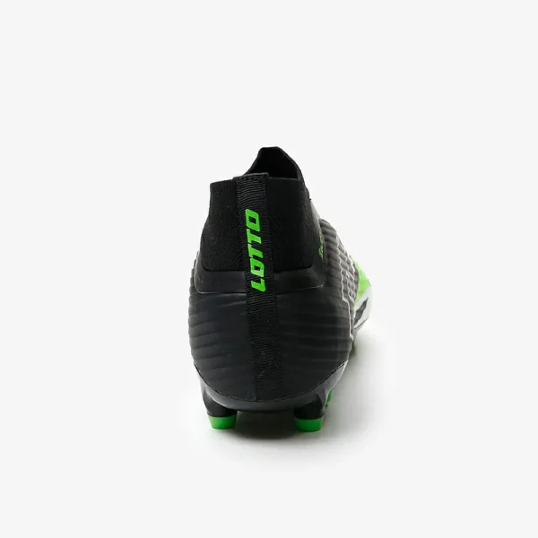 Lotto Solista 300 VI Gravity FG - Sorte/Hvide/Spring Grønne Fodboldstøvler