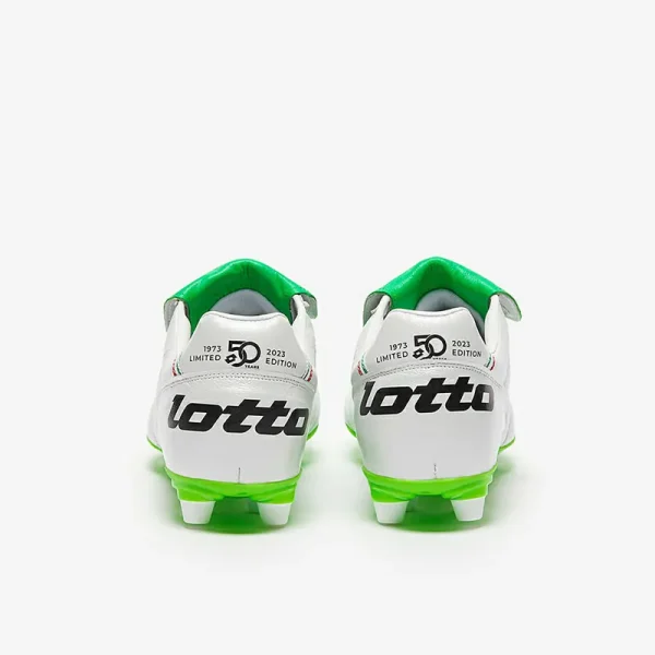 Lotto Stadio OG Player Icon x 50 Years Edition - Hvide/Grønne Fodboldstøvler