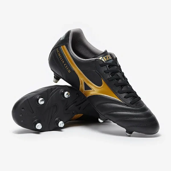 Mizuno Morelia II Club SI - Sorte/Guld/Dark Shadow Fodboldstøvler