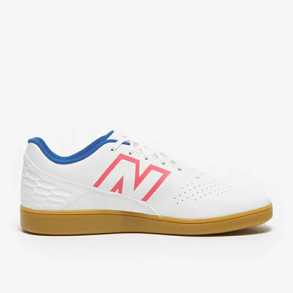 New Balance Audazo Control - Hvide/Lyserøde Fodboldstøvler