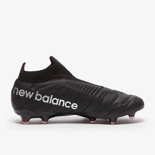 New Balance Tekela 3+ Pro Leather FG - Sorte/Alpha Lyserøde Fodboldstøvler