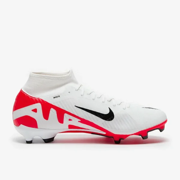 Nike Air Zoom Mercurial Superfly IX Academy MG - Hvide/Bright Crimson/Sorte Fodboldstøvler