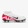 Nike Air Zoom Mercurial Superfly IX Academy SG-Pro Anti-Clog - Hvide/Bright Crimson/Sorte Fodboldstøvler