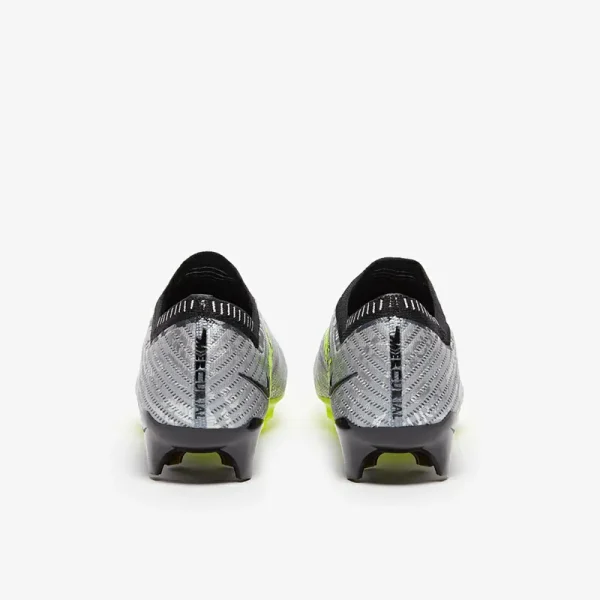 Nike Air Zoom Mercurial Vapor Elite XXV FG - Metallic Sølv/Volt/Sorte Fodboldstøvler