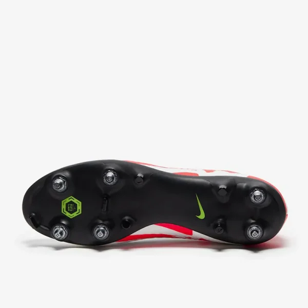 Nike Air Zoom Mercurial Vapor XV Academy AG Anti-Clog - Hvide/Bright Crimson/Sorte Fodboldstøvler