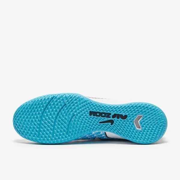 Nike Air Zoom Mercurial Vapor XV Academy IC - Hvide/Baltic Blå/Lyserøde Blast Fodboldstøvler