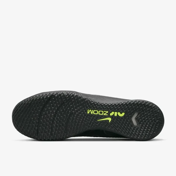 Nike Air Zoom Mercurial Vapor XV Academy IC - Sorte/Dk Smoke Grå/Summit Hvide/Volt Fodboldstøvler