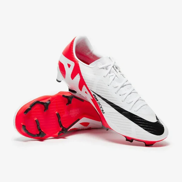 Nike Air Zoom Mercurial Vapor XV Academy MG - Hvide/Bright Crimson/Sorte Fodboldstøvler