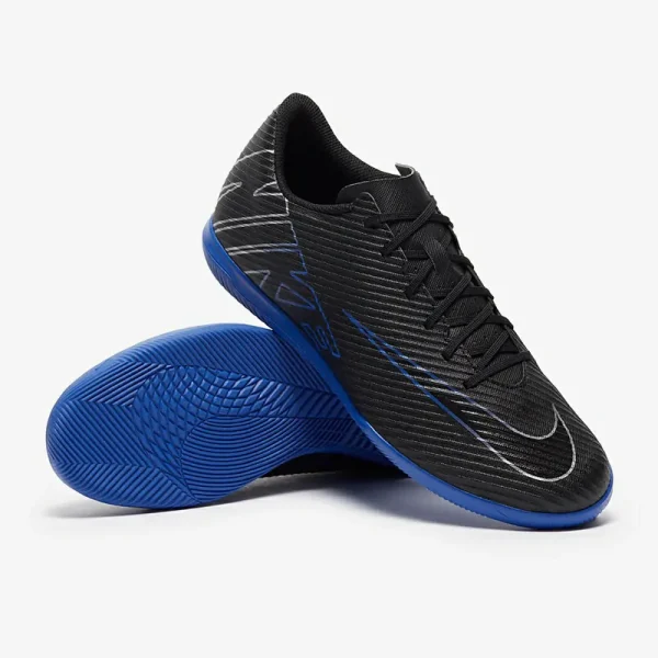 Nike Air Zoom Mercurial Vapor XV Club IC - Sorte/Chrome/Hyper Royal Fodboldstøvler