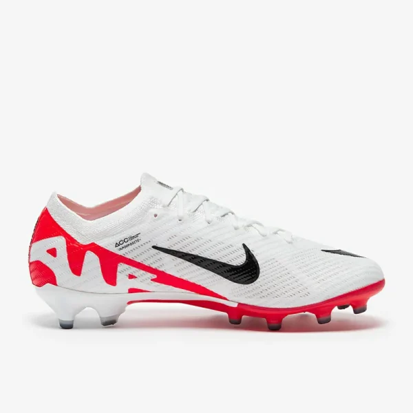 Nike Air Zoom Mercurial Vapor XV Elite AG - Hvide/Bright Crimson/Sorte Fodboldstøvler