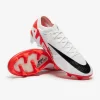 Nike Air Zoom Mercurial Vapor XV Elite FG - Hvide/Bright Crimson/Sorte Fodboldstøvler
