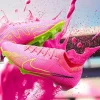 Nike Air Zoom Mercurial Vapor XV Elite FG - Lyserøde Blast/Volt/Gridiron Fodboldstøvler